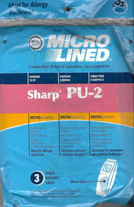 Sharp Vacuum Bags PU-2